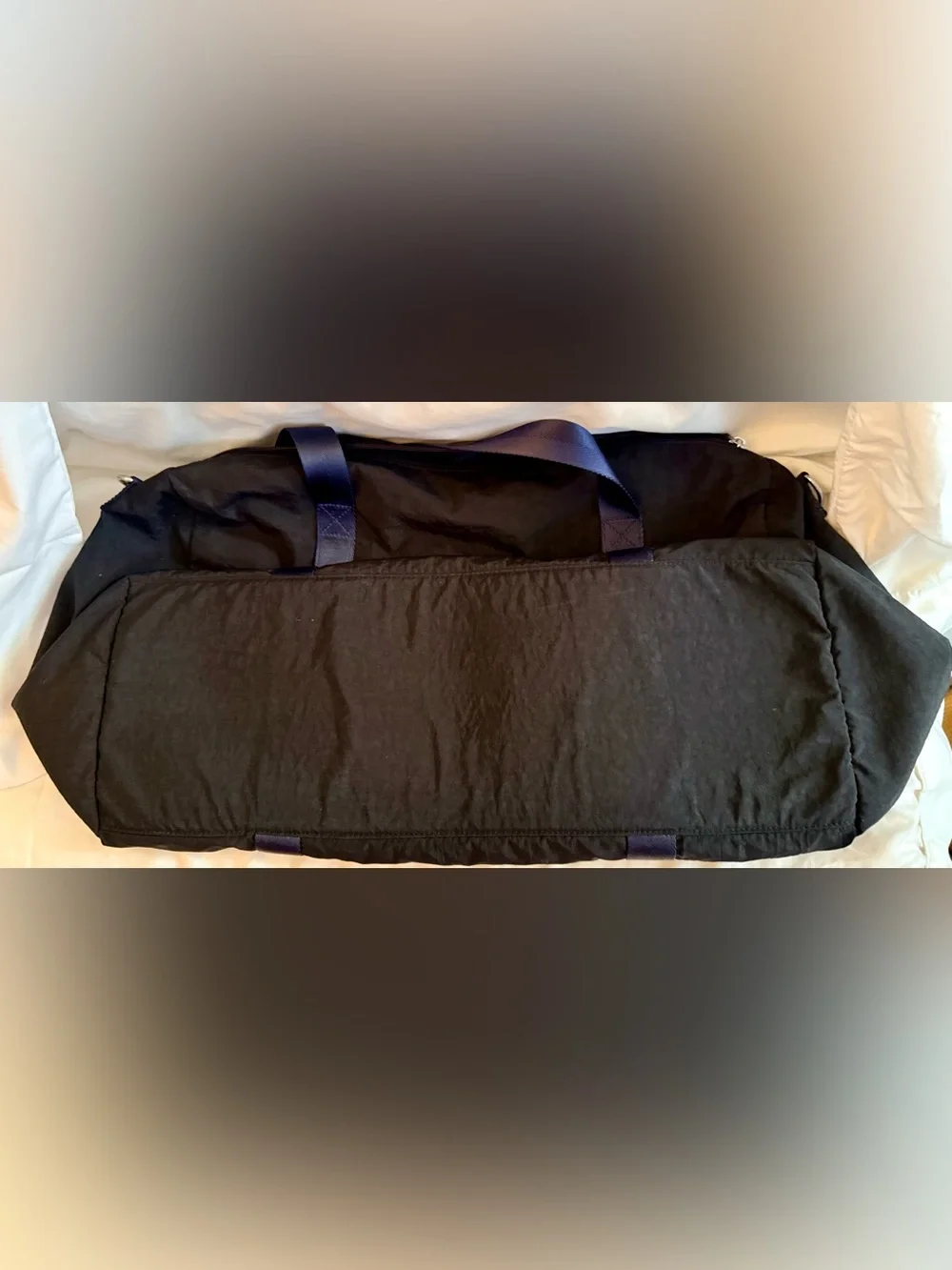 Kipling Art M Travel Duffle Weekender Black Blue Original Monkey